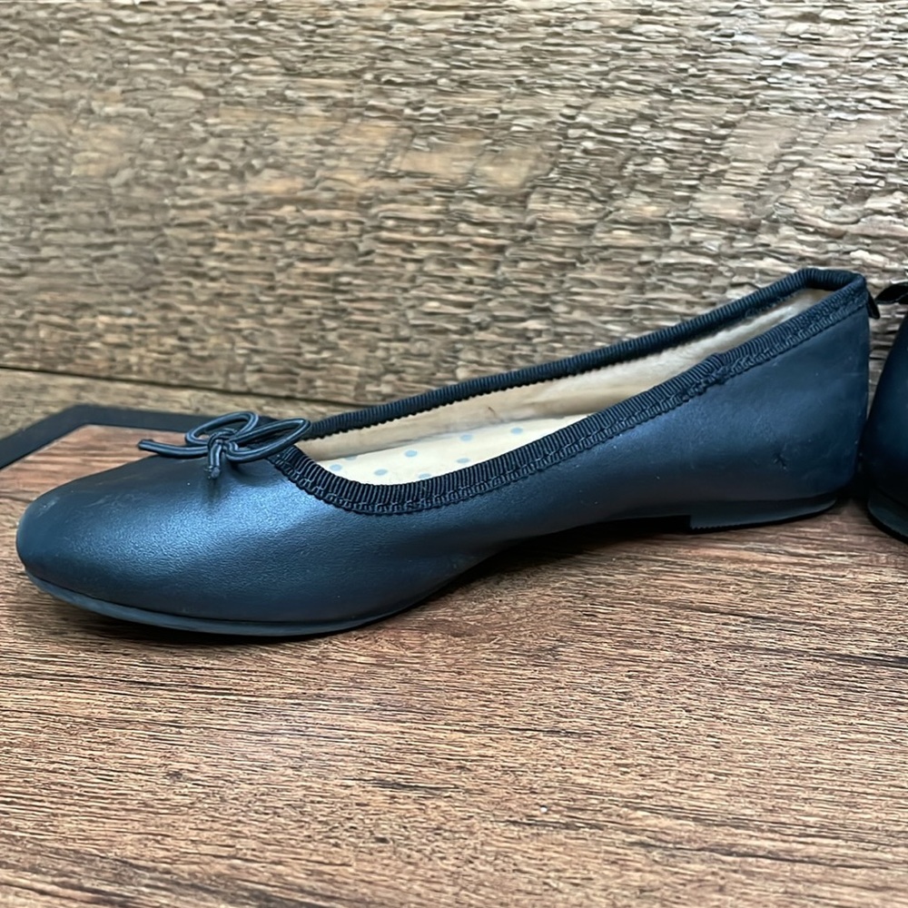 Cat & Jack Girls' Diana Slip-On Ballet Flats Black Size 13 PRICE FIRM/NO OFFERS - Picture 6 of 14